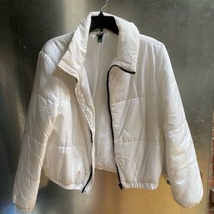White Puffer Coat